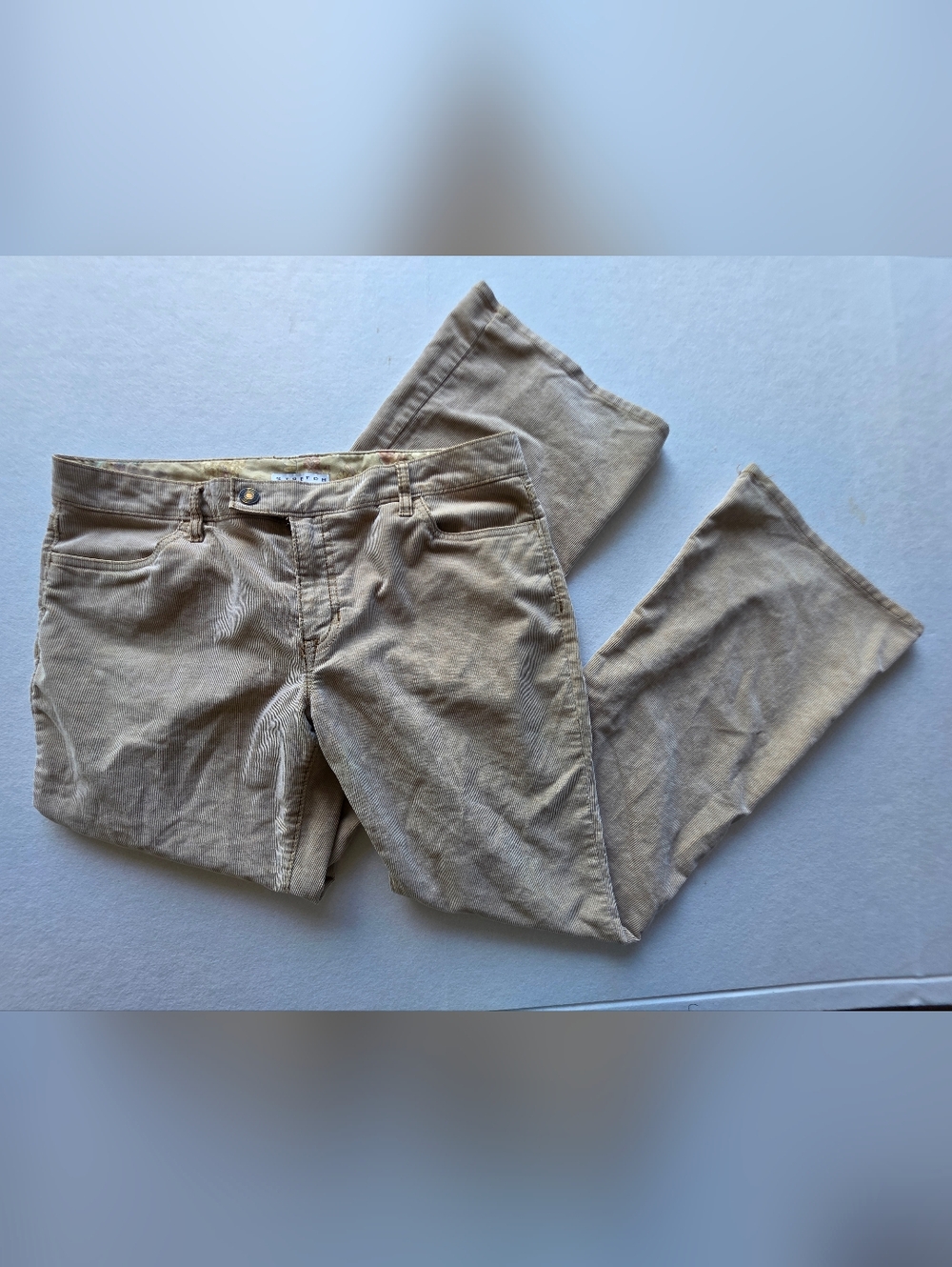 GAP Women's Beige Corduroy Trousers